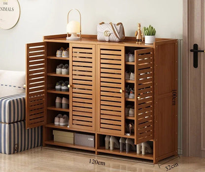 Shoe cabinet for home use, doorstep storage cabinet, wall facing hallway, indoor entrance, rental room, multi-layer shoe rack