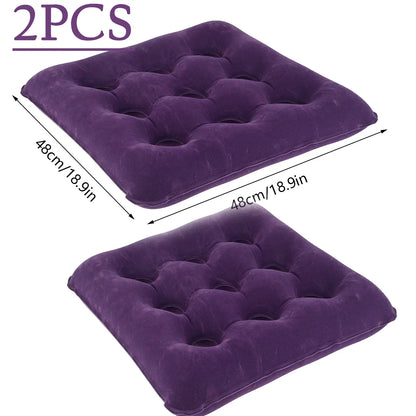 Inflatable Donut Seat Cushion for Hemorrhoid Pad Adjustable Lightweight Leakproof Inflatable Massage Pillow Chair Seat Cushion