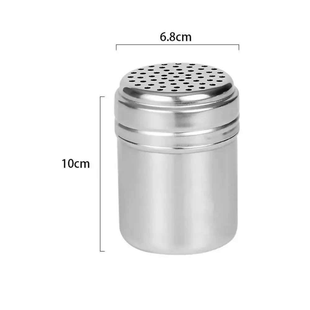 Multi-purpose Stainless Steel Seasoning Jar Salt Sugar Bottle Rotating Cover Kitchen Gadgets Spice Pepper Shaker Spice Jar