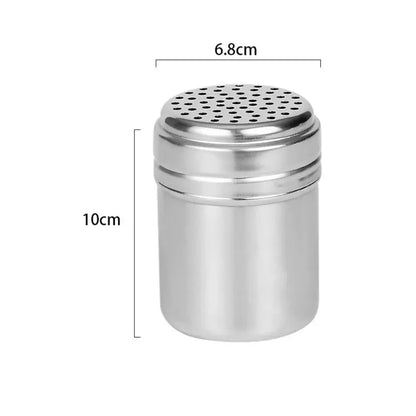 Multi-purpose Stainless Steel Seasoning Jar Salt Sugar Bottle Rotating Cover Kitchen Gadgets Spice Pepper Shaker Spice Jar
