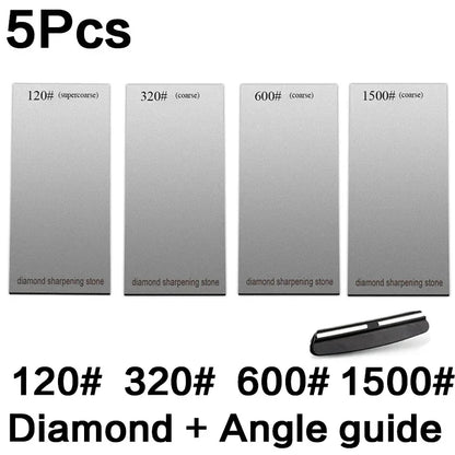 120/600/1500/3000 set Diamond sharpening stone base kitchen whetstone blade sharp bar Apex edge musat knife sharper flakes board