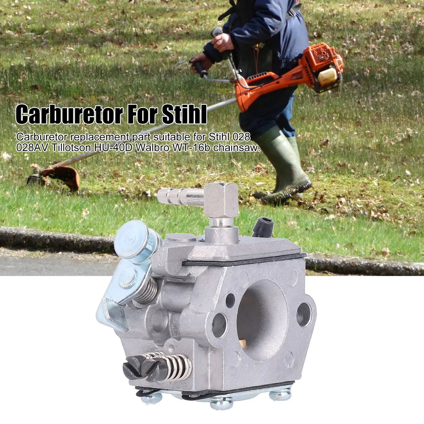 Carburetor Carburetor For Stihl Carburetor Replacement Part Fit for Stihl 028 028AV Tillotson HU‑40D  WT‑16b Chainsaw