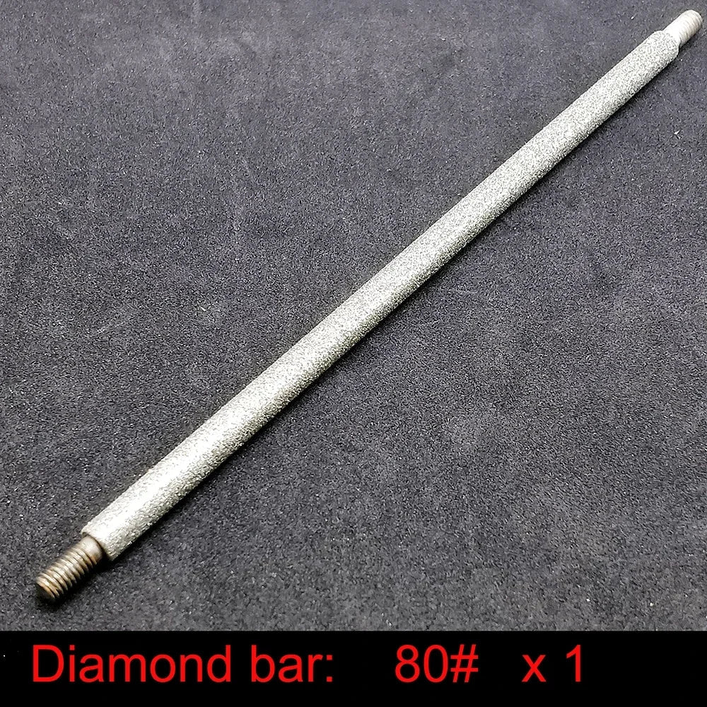 80-3000# 6mm Cylinder Diamond Stone Sharpening Bar Whetstone Match for Ruixin Sharpener Serrated Knife Scimitar Knife Grinding