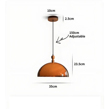 French Vintage LED Pendant Light Bauhaus Chandelier for Kitchen Counter Bar Dining Room Restaurant Cafe E27 Round Hanging Lamp