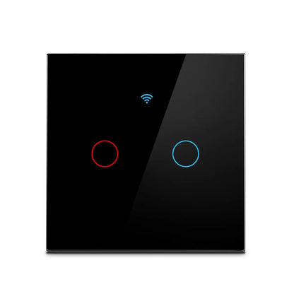 Work with Tuya WIFI Smart Home Switch Light Wall US/EU Glass Touch Panel Voice Wireless Remote Control by Alexa Google Home
