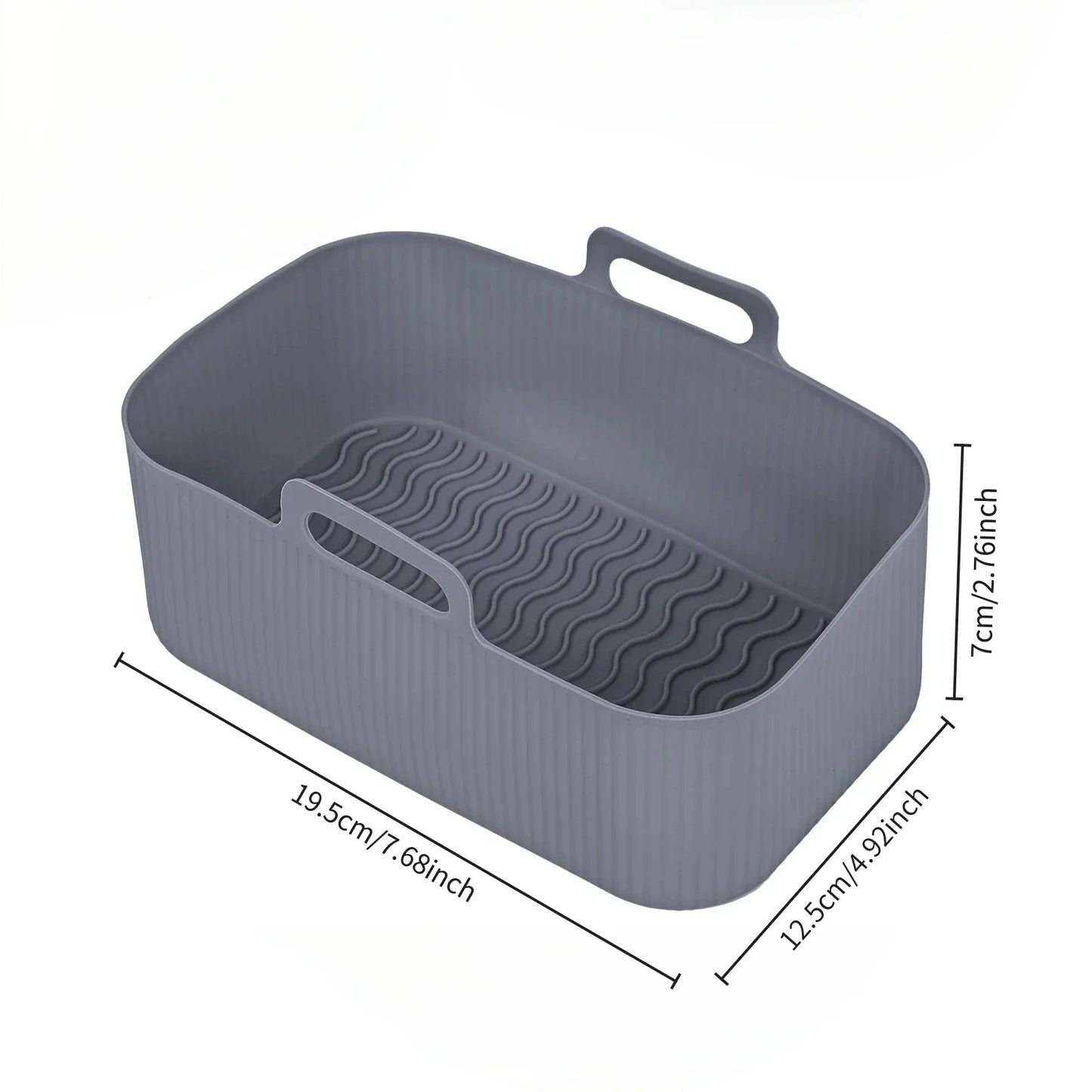 2Pcs/1Pcs Air Fryer Silicone Liners for Ninja SL400 SL401 Stack XL Basket Reusable AirFryer Baking Tray Airfryer Accessories