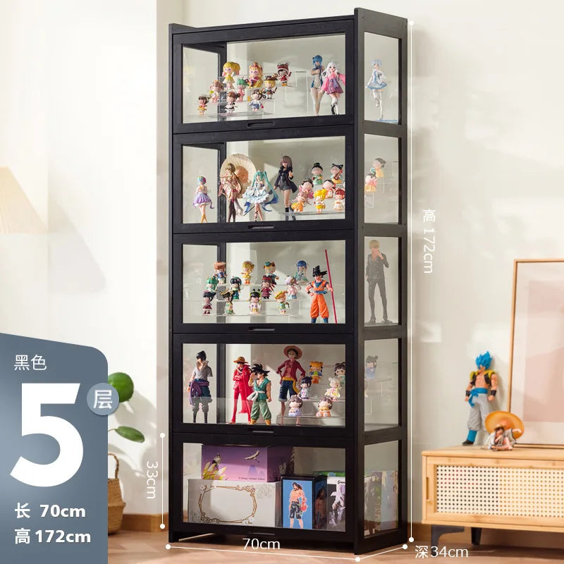 Large Lego display box cabinet figure acrylic figurine toy ornament artifact dust-proof transparent blind box storage rack
