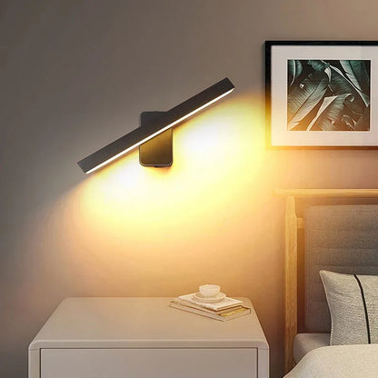 LED Outdoor Wall Lamp IP65 Motion Sensor Waterproof Rotatable Porch Light Villa Entrance Courtyard Living Room Home Decorative