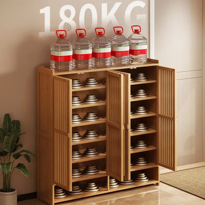 Shoe cabinet for home use, doorstep storage cabinet, wall facing hallway, indoor entrance, rental room, multi-layer shoe rack
