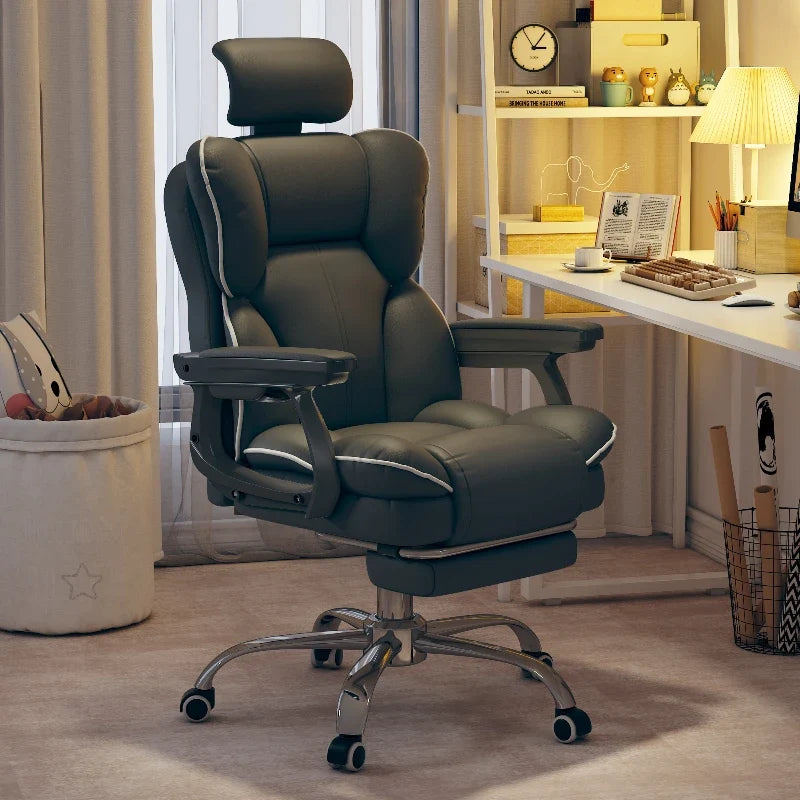 Ergonomic Chair PU Leather Computer Gaming Chairs Executive Gamer Chair Adjustable High Back Office Chair Office Furniture