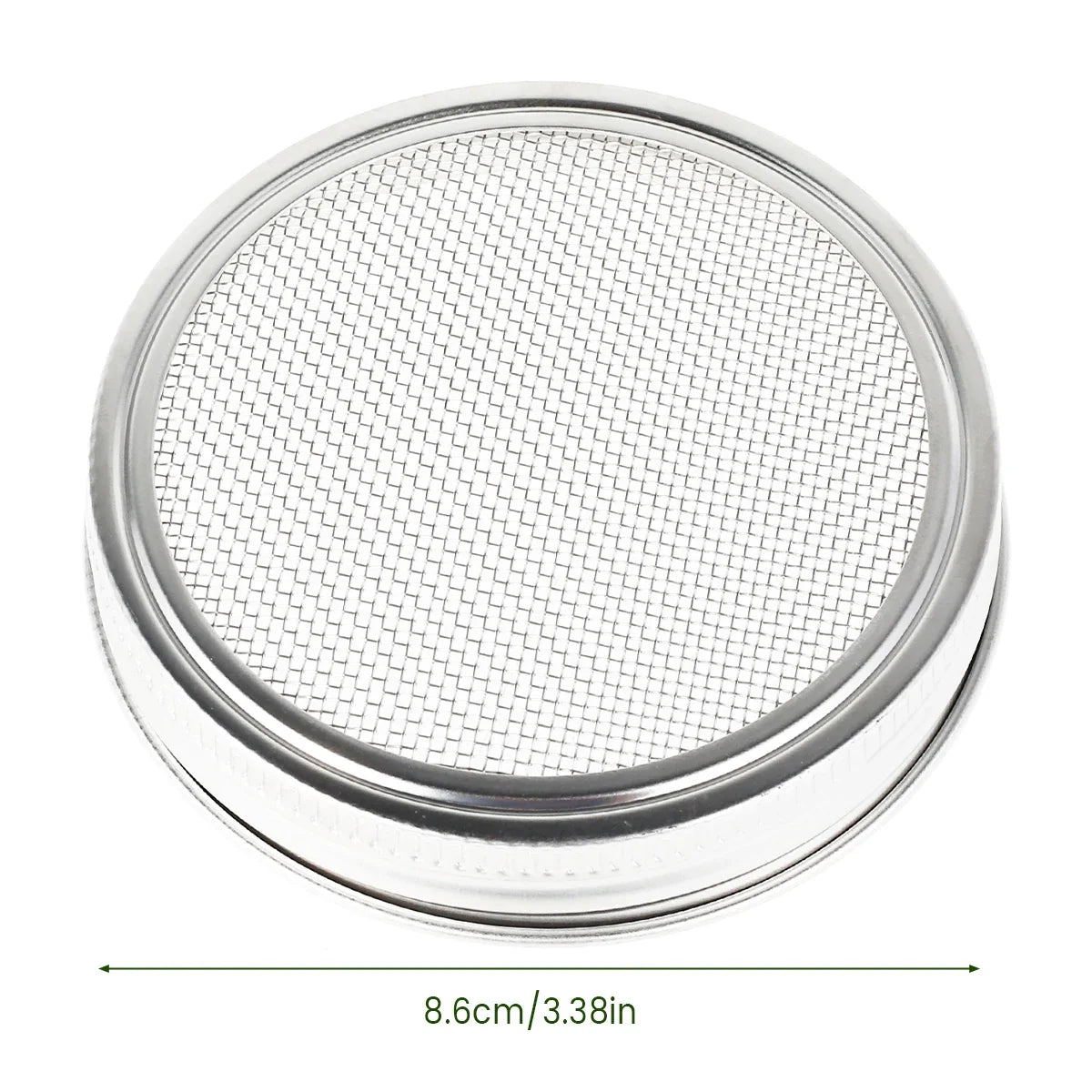 1/2 Pcs Seed Sprouter Germination Cover Stainless Steel Seed Sprout Can Lid Washable Wide Mouth Mason Jars Screen for Grow Bean
