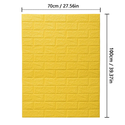 70cmx1/2/3/5/10m 3D Paper Wall Adhesive Living Room PVC Self-adhesive Panels Home Decoration Wallpapers Waterproof Wall Stickers