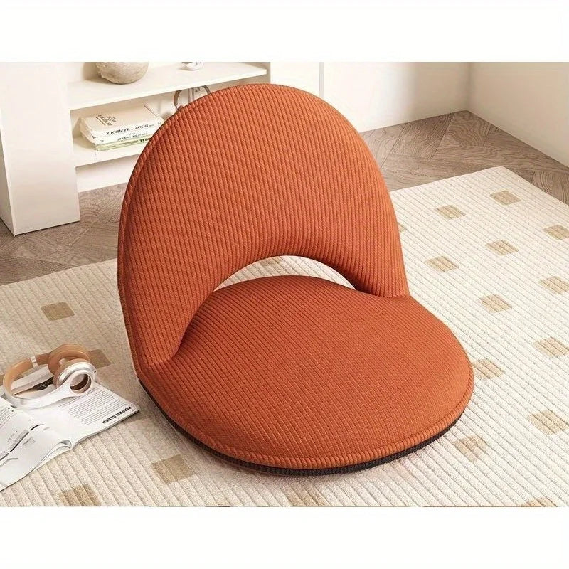 Foldable Backrest Tatami Lounger for Sitting & Sleeping, Small Space Bed for Bay Window Guest, Convertible Floor Cushion Chair