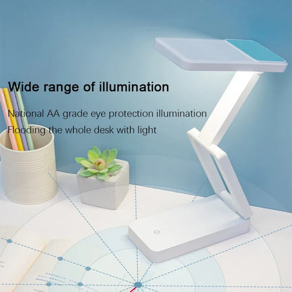 Folding LED Desk Lamp Rechargeable Battery  Specific Eye Protector Dormitory Portable Large Table Lamp CapacityLed Night Lights
