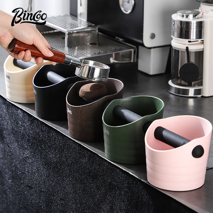 Bincoo Coffee Knock Box Espresso Grounds Container Anti Slip Espresso Dump Bin Grind Beveled Barista Goods Cafe Bar Accessories