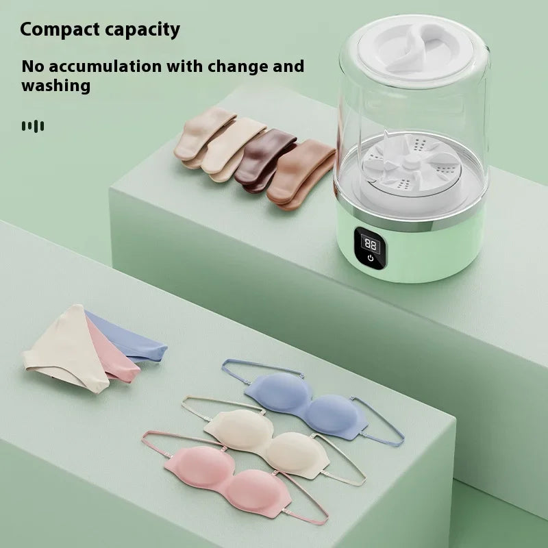 Mini Washing Machine Machine Clothes Cleaning Tool For Dormitories Travel Camping Hotel Apartment Portable Small Laundry Washer