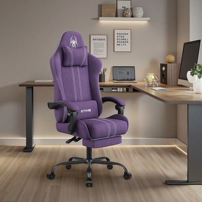 Computer Chairs Office Chairs Big And Tall Desk Chair With Footrest Back Support Ith Upholstered Swivel 300lbs High Capaci