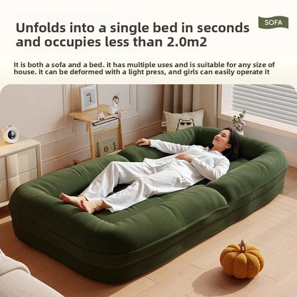 Lazy sofa reclining and sleeping large living room folding single tatami back recliner