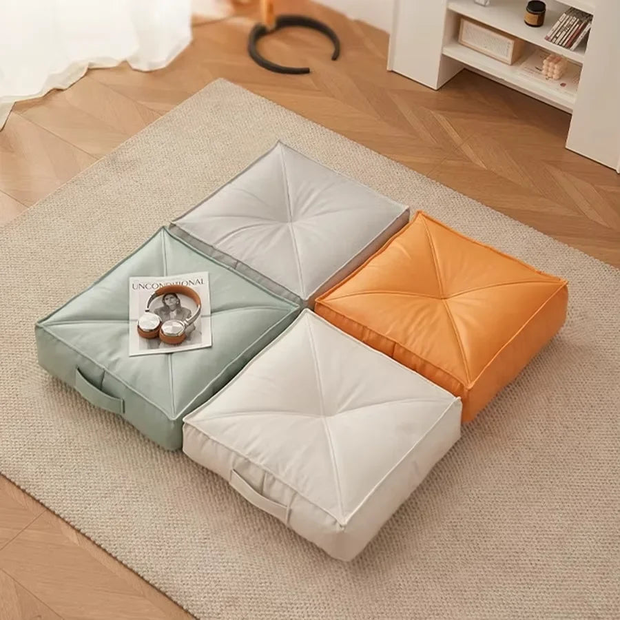 Cushion futon tatami floor footstool bay window cushion padded cushion cushion pillow small bench square round low stool