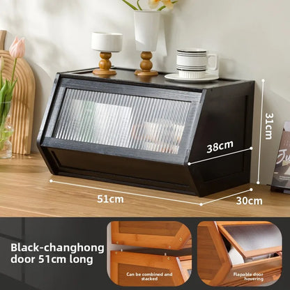 Multi functional stackable storage cabinet with lid, miscellaneous storage box, household storage box, bedside cabinet