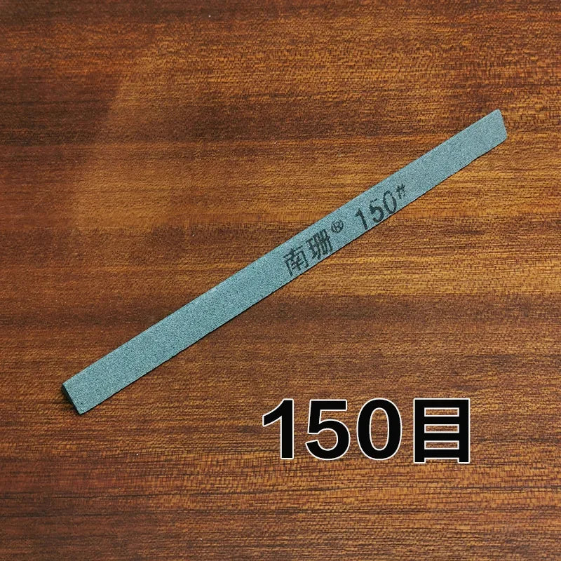 Triangle Oil Stone for Sharpening Knives Kit, Fine Grinding Diamond Oilstone Strip, Knife Stone, 12*150mm