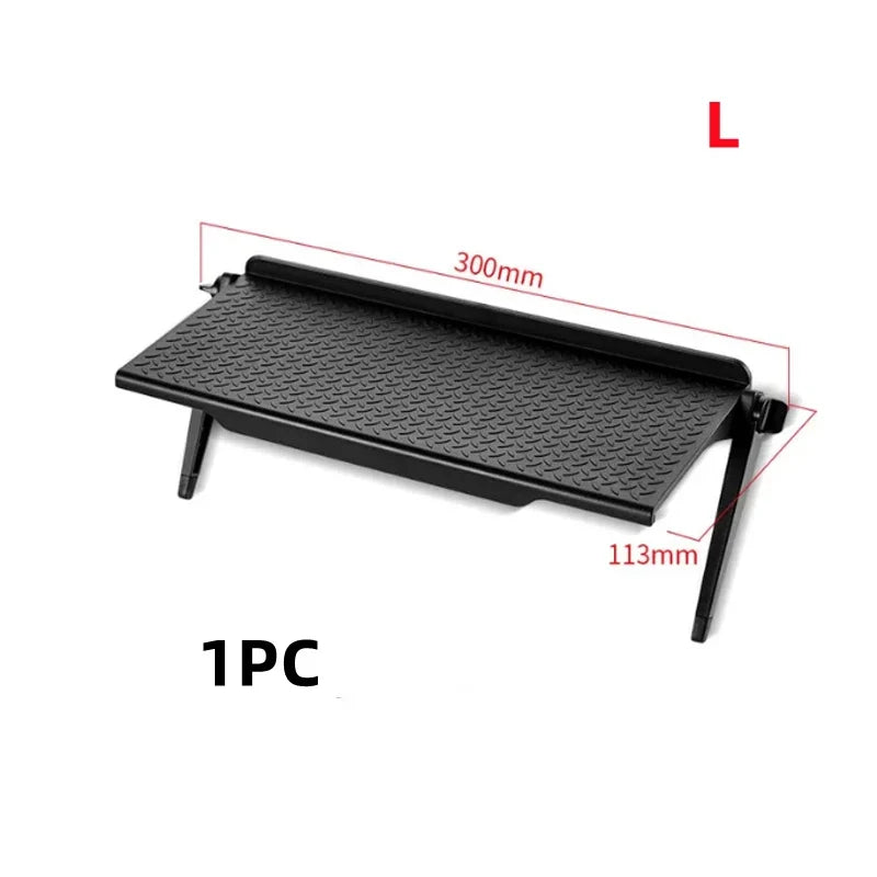 1/3PCS TV Screen Top Storage Shelf Adjustable Monitor Storage Rack Computer Desktop Display Stand TV Storage Rack Home Organizer