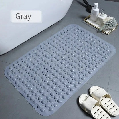 Non-Slip Shower Bathtub Mat with Suction Cups - Thickened Hydrophobic Bath Tub Pad, Massage Foot Mat for Household Bathroom