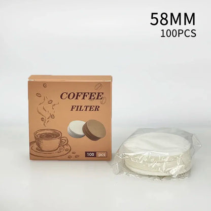 Coffee Filter Paper Espresso Paper Filters 51mm 53mm 58mm 100/200pcs Puck Screen For Delonghi Breville Portafilter Machine Tools
