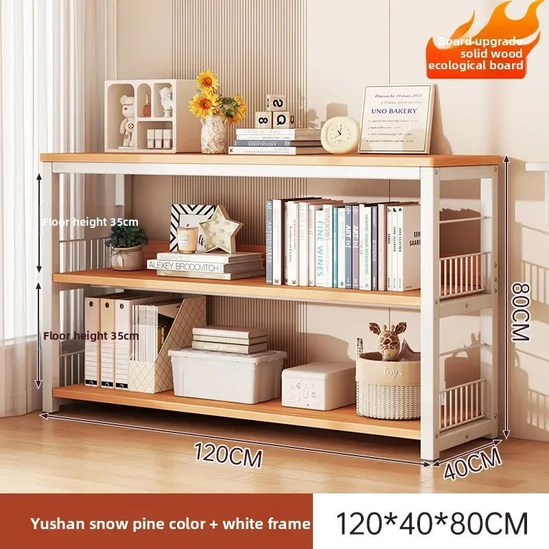Bookshelf Shelf Integrated Wall Multi-layer Storage Rack Bedroom Wall Bay Window Display Cabinet Office Shelf