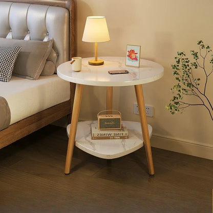 Hot Selling Bedside Table Cabinet Modern Luxury Wood Nightstands Large Bed Side End Table for Bedroom