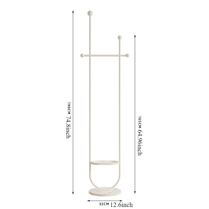 Stand Portable Clothes Rack Bedroom Floor Holder Clothes Hanger Hat Rack Home Modern Perchero De Pie Clothing Store Furniture