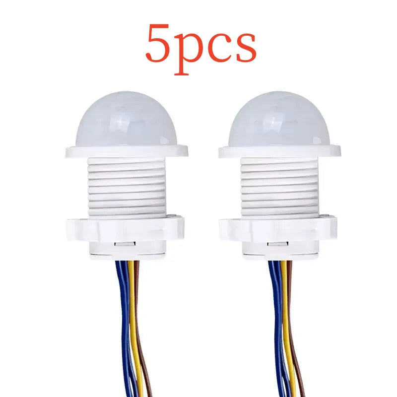PIR Motion Sensor Detector Smart Switch Home Indoor Outdoor Infrared Light 110V 220V Time Delay Mode Adjust Lighting Switch