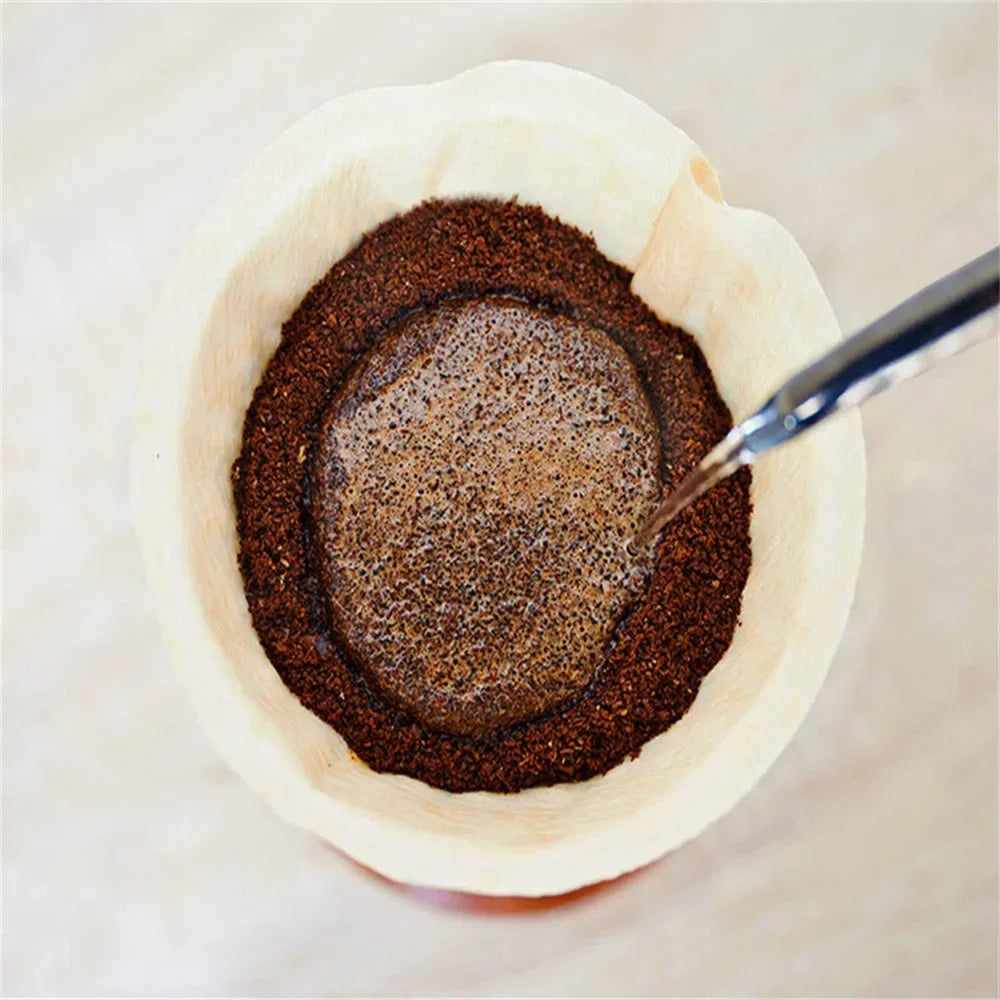 40/100 PCS V-shaped Coffee Filter Paper Coffee Cup Filter Paper 1-4 Pieces of Hand Brewed Coffee Pot Filter Paper Coffee Pot
