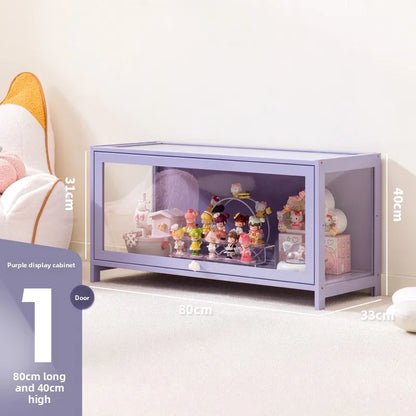Blind box storage display stand model storage box dustproof building block doll figure display cabinet