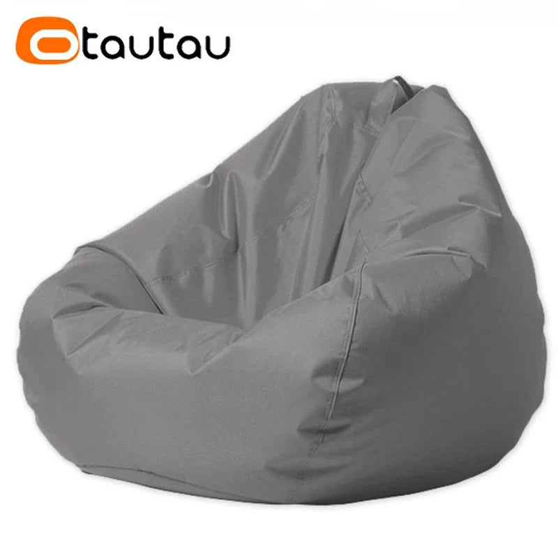 OTAUTAU Outdoor Waterproof Bean Bag Cover No Filler Garden Beach Camping Swimming Pool Floating Beanbag Pouf Chair Oxford DD022