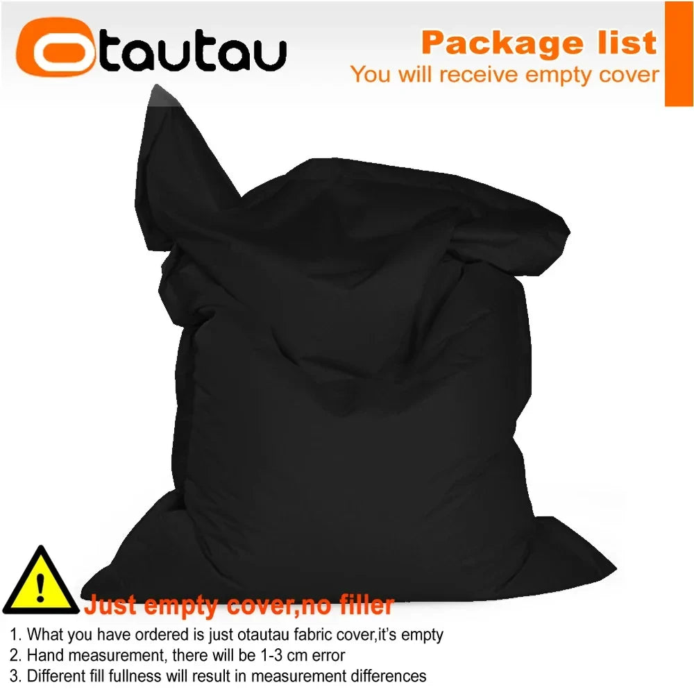 OTAUTAU M/L Outdoor/Home Bean Bag Cover 140x180cm DD103【No Filler Inside! You Need To Buy Filler By Yourself !】