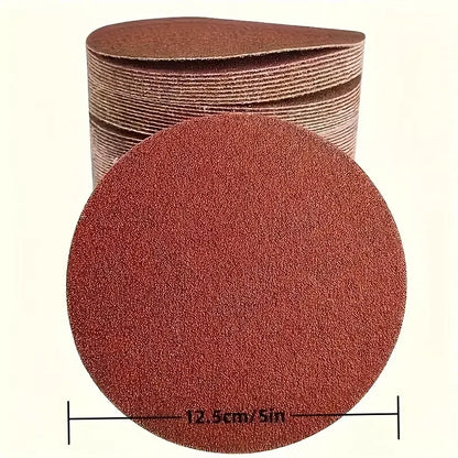 15/60Pcs Sheet 5 Inch Premium Sandpaper Set - 60 to 1000 Grain Size for High Efficiency Polishing of Metals, Wood and Non-Metals