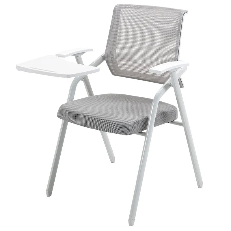 Folding training chair with desk board, foldable writing board, office meeting room, integrated table and chairs, conference