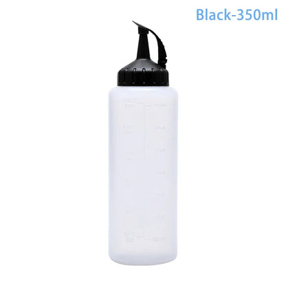 175ML/350ML Large Squeeze Condiment Bottles With Nozzles Ketchup BBQ Sauces Olive Oil Bottle Dispenser Squeeze Sauce Bottle