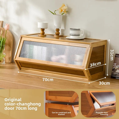 Multi functional stackable storage cabinet with lid, miscellaneous storage box, household storage box, bedside cabinet