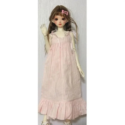 Handmake Doll Dresses Pajamas Mini Fashion Doll Princess Long Skirt DIY Accessories for 1/3 1/4 1/6 BJD 30/45/60cm Dolls