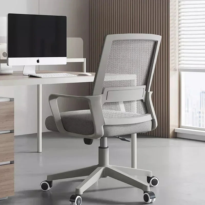 Height-Adjustable Recliner Chair - Ergonomic Rocking Office Chair with Wheels, Multi-Purpose Armchair for Living Room