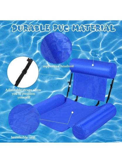 Inflatable Pool Floats Adult Size Water Hammock,Floats for Swimming Pool Multi-Purpose Pool Floating Toys