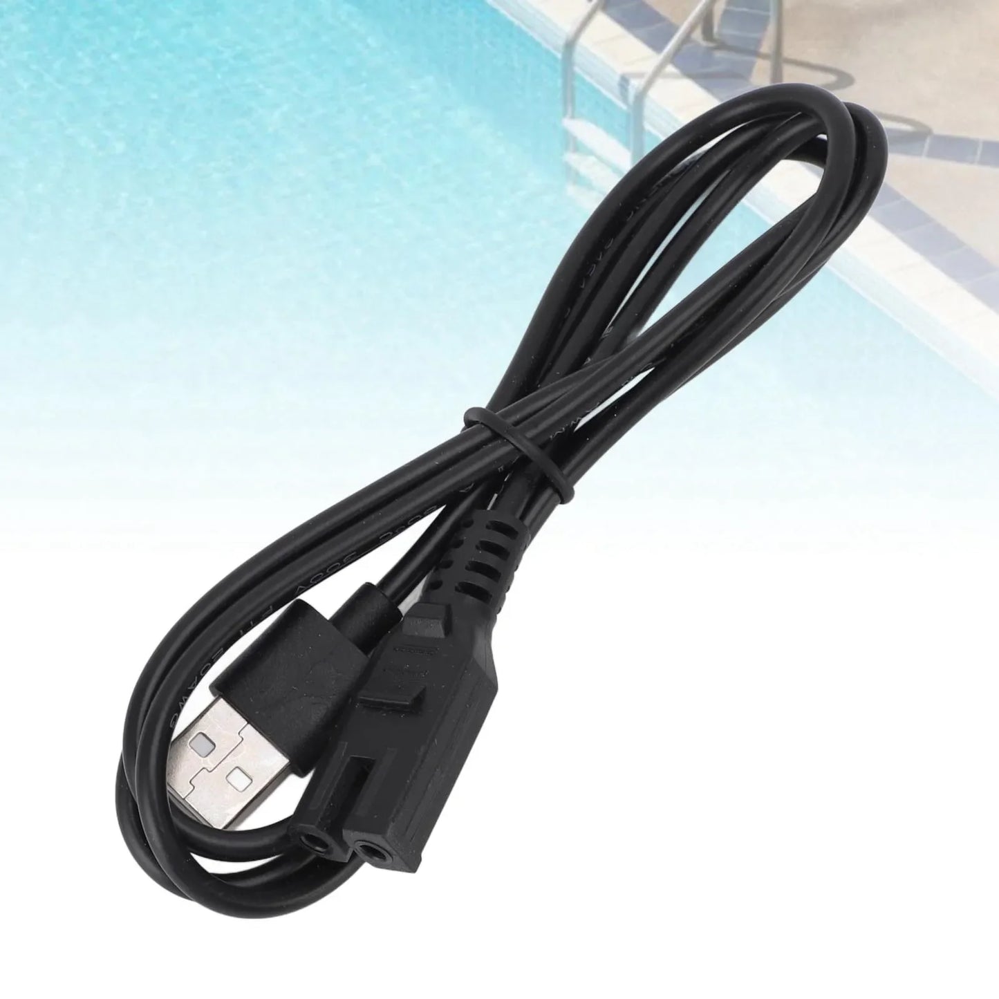 Pool Vacuum Charging Cable PVC Fast Charging Pool Vacuum USB Charging Cord for 28620 28620E CL1704 Rechargeable Handheld Pool