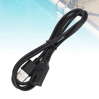 Pool Vacuum Charging Cable PVC Fast Charging Pool Vacuum USB Charging Cord for 28620 28620E CL1704 Rechargeable Handheld Pool