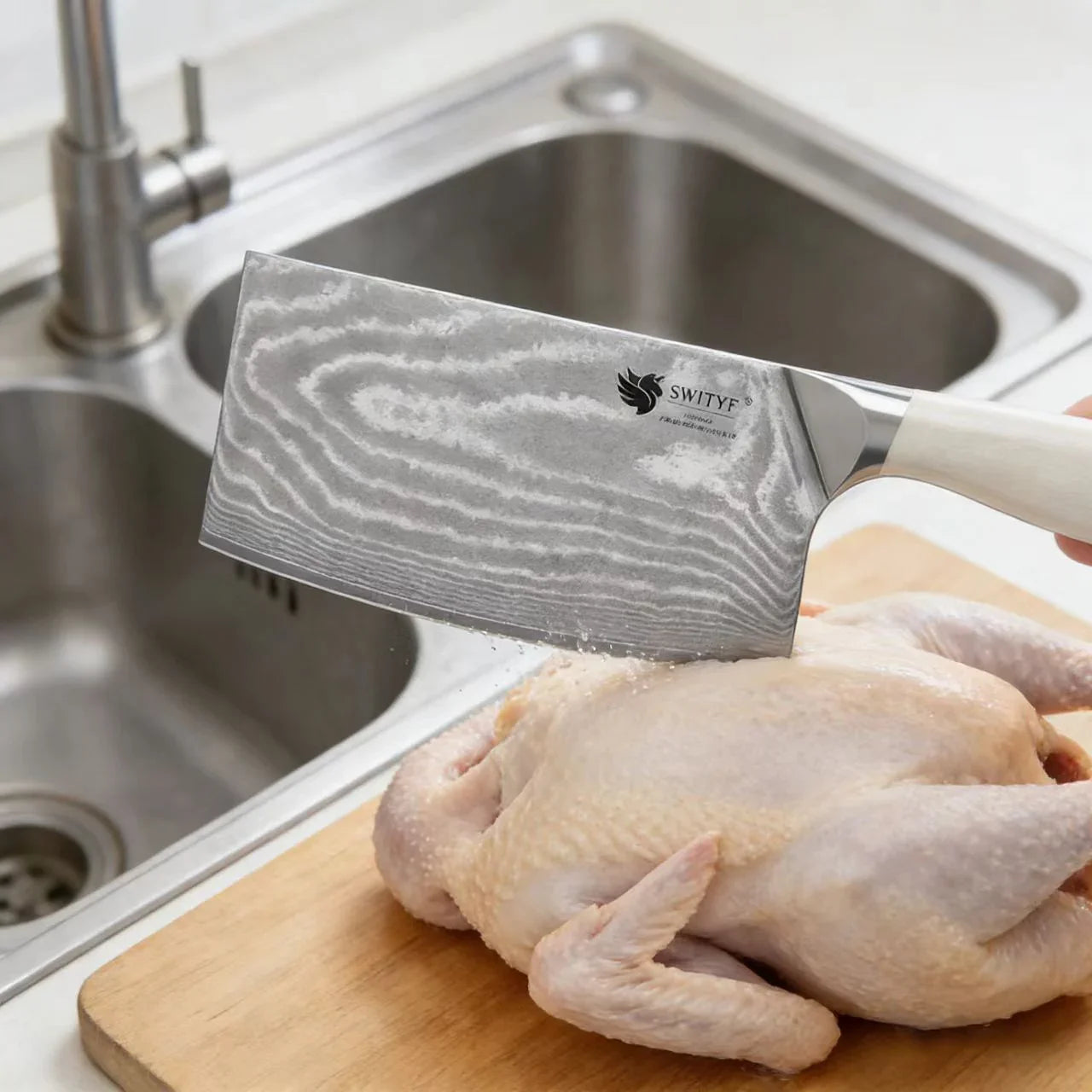 7.5 Inch Chopper Knife 67-layers Damascus Steel Blade G10 Handle Chef Slicing Cleaver Kitchen Knives Meat And Poultry Tools