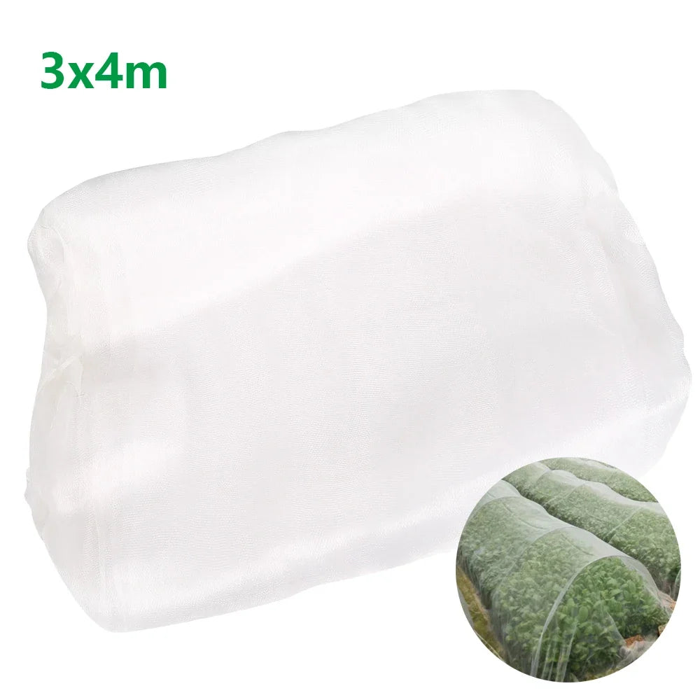 Garden Insect Protection Net Plant Vegetables Fruit Care Cover Flowers Greenhouse Pest Control Anti-Bird Protective Net 60 Meshs