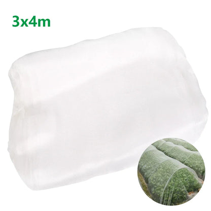 Garden Insect Protection Net Plant Vegetables Fruit Care Cover Flowers Greenhouse Pest Control Anti-Bird Protective Net 60 Meshs