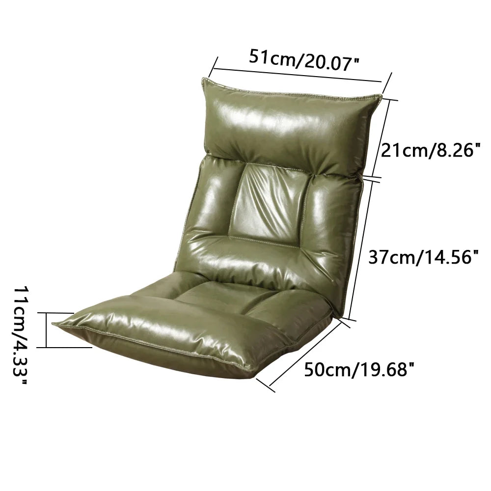 Foldable Floor Chair with Back Support 42 Adjustable Positions for Home And Office Use