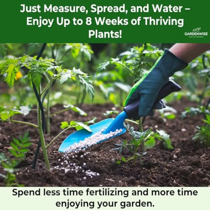 Slow Release - 10 10 10 All Purpose Granular Garden for Vegetables Tomato Arborvitae Shrubs Rose Flowers Fruit Fig Trees